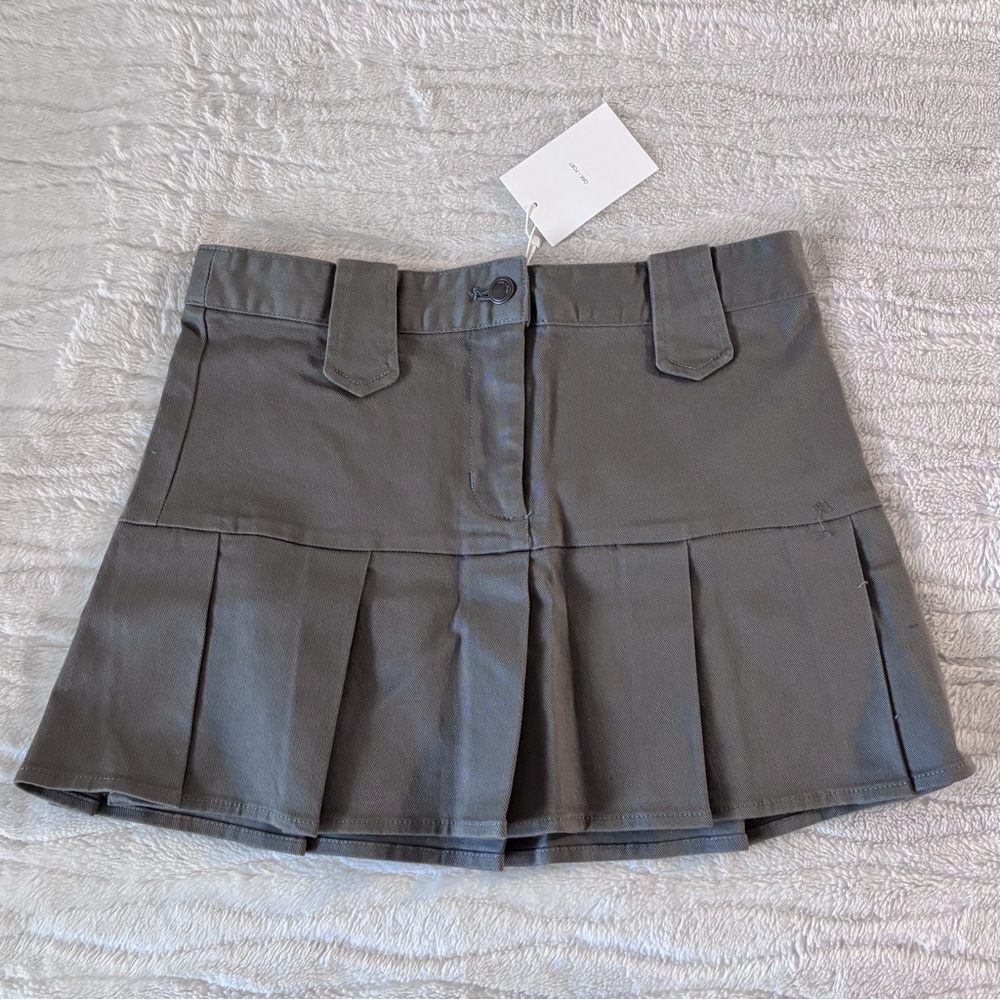 OAK + FORT Charcoal Mini Skirt